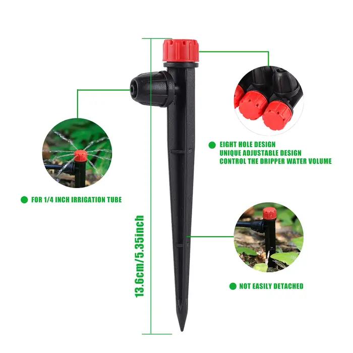 Micro Irrigation Goutte à Goutte Buse Rotative à 360 Degrés Pulvérisateur de Poudre Arrosage Jardin Pelouse Culture Maraîchère Occasions Spéciales