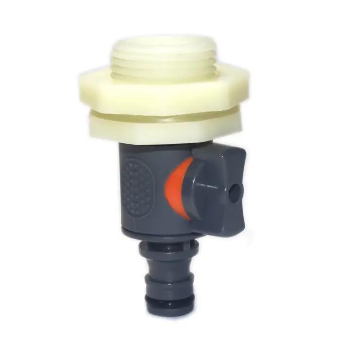 3/4 mâle femelle robinet connecteur rapide mamelon tuyau d'arrosage filetage robinet à tournant sphé