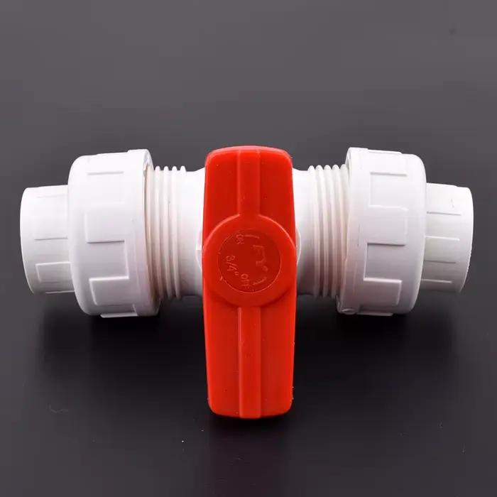Connecteur de Valve à bille PVC blanc