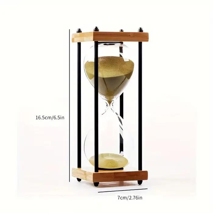 Minuteur en verre d'inspiration vintage