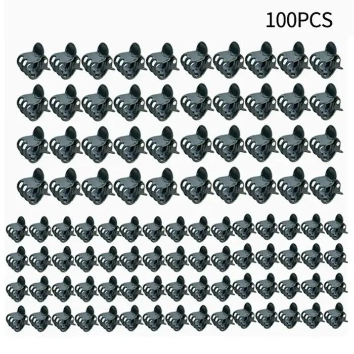 Pinces de support en plastique beige pour orchidées, fleurs, fruits et légumes en jardin occasions spéciales