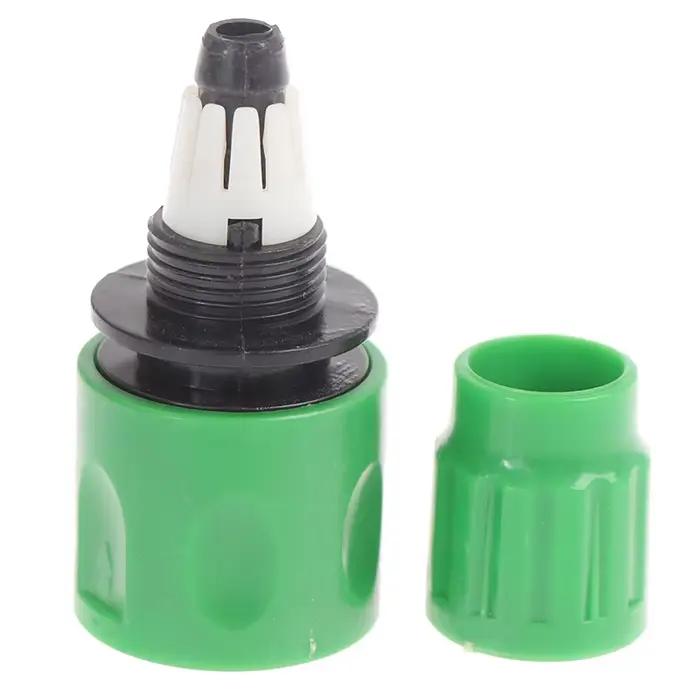 Connecteur rapide unidirectionnel pour tuyau d'arrosage de jardin, connecteur d'irrigation, 3/8 po