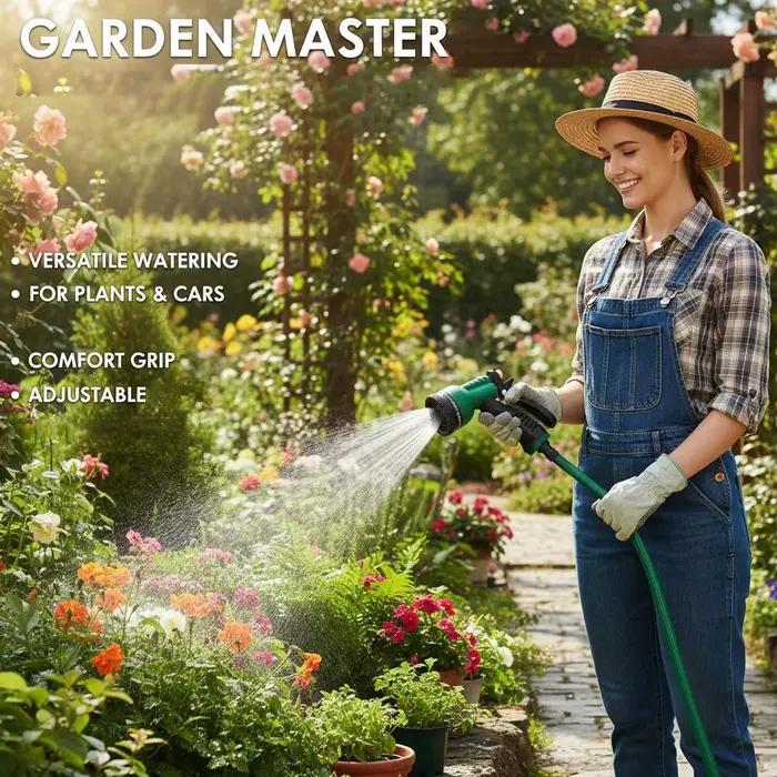 Pistolet d'arrosage haute pression pour jardin