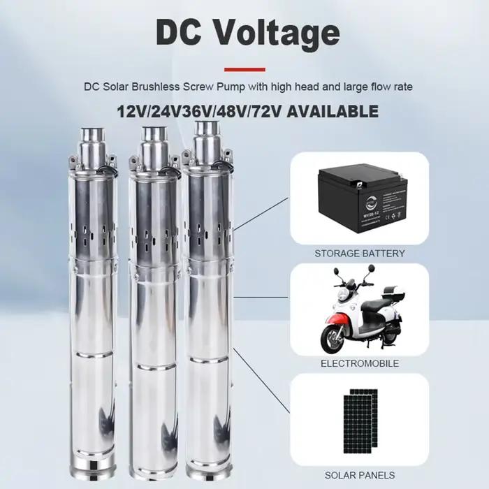 Pompe à eau solaire 150W 350W 750W