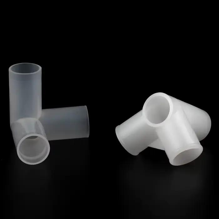 Connecteur en T PE, diamètre intérieur en plastique 12mm 16mm 20mm 25mm, adaptateur de tuyau à quatr